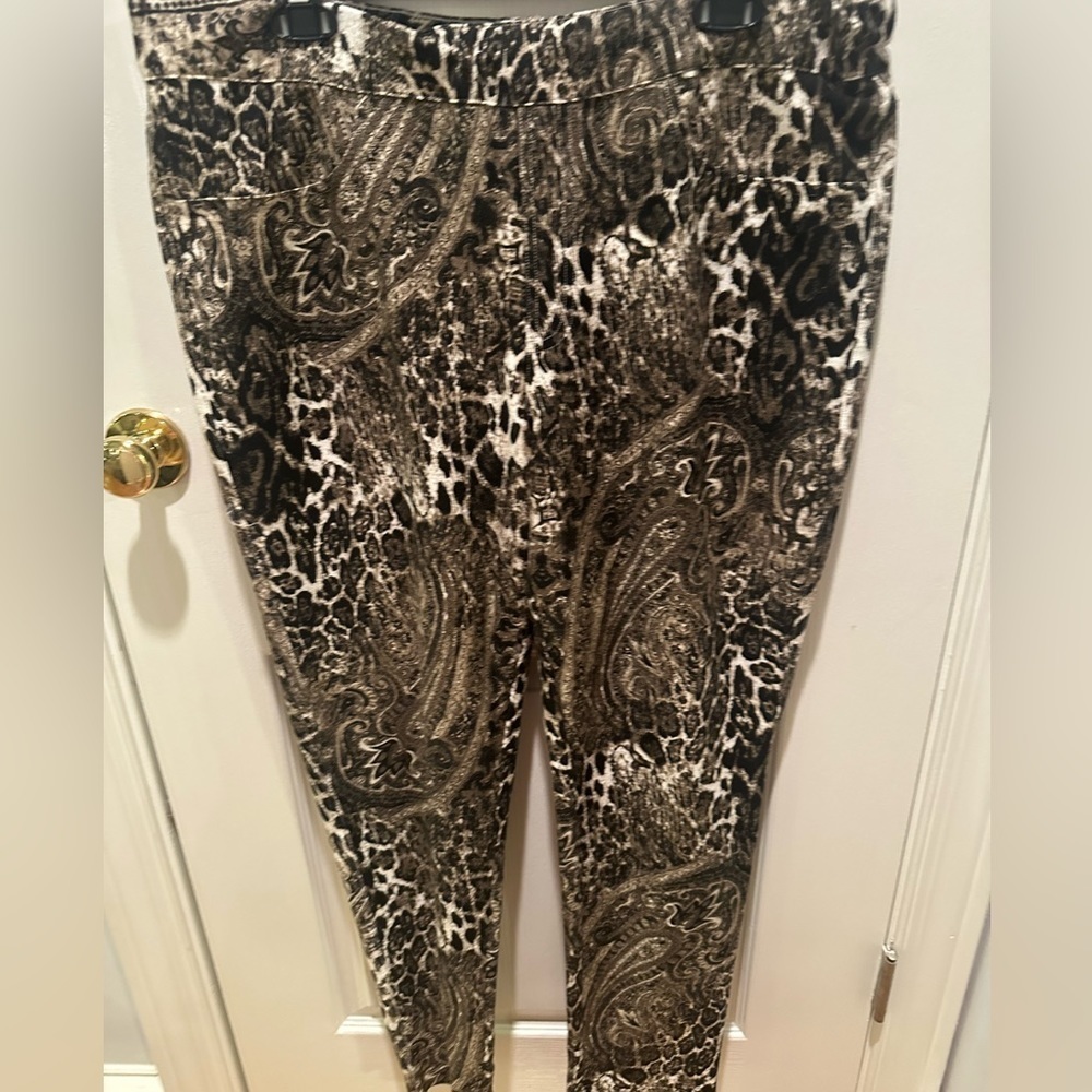 Women’s Simply Noelle leopard and paisley print XXL leggings